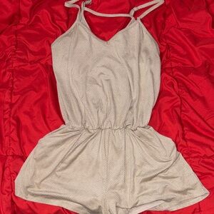 Tan Romper